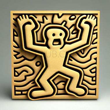 3D model Keith Haring (STL)